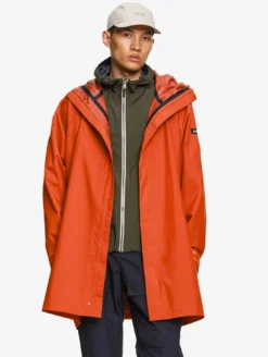 Rainpack™ Bike : Blouson mixte imperméable MTD™, long et compactable - Rouge