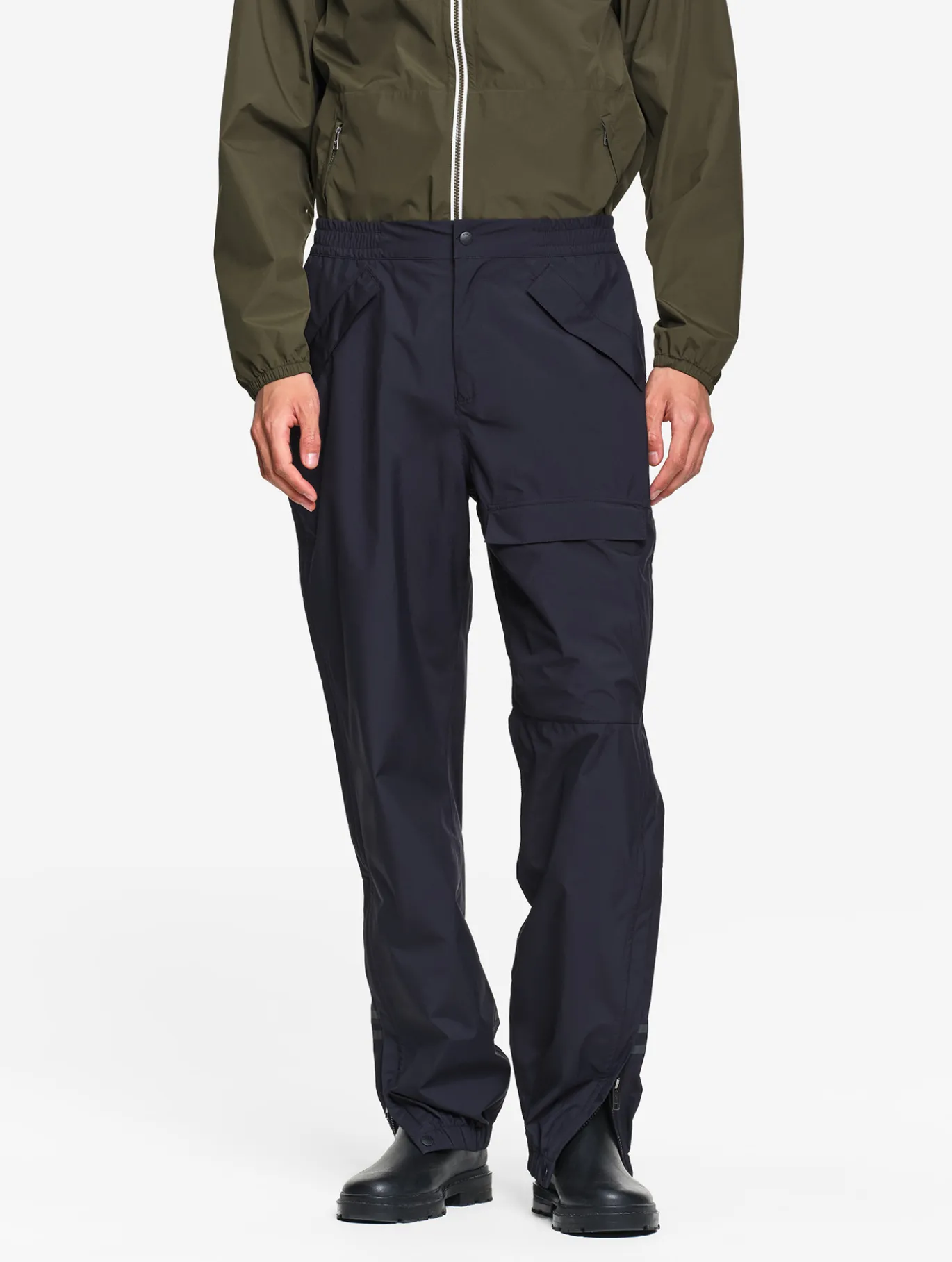 Rainpack™ bike surpantalon mixte MTD™ imperméable et compactable - Noir