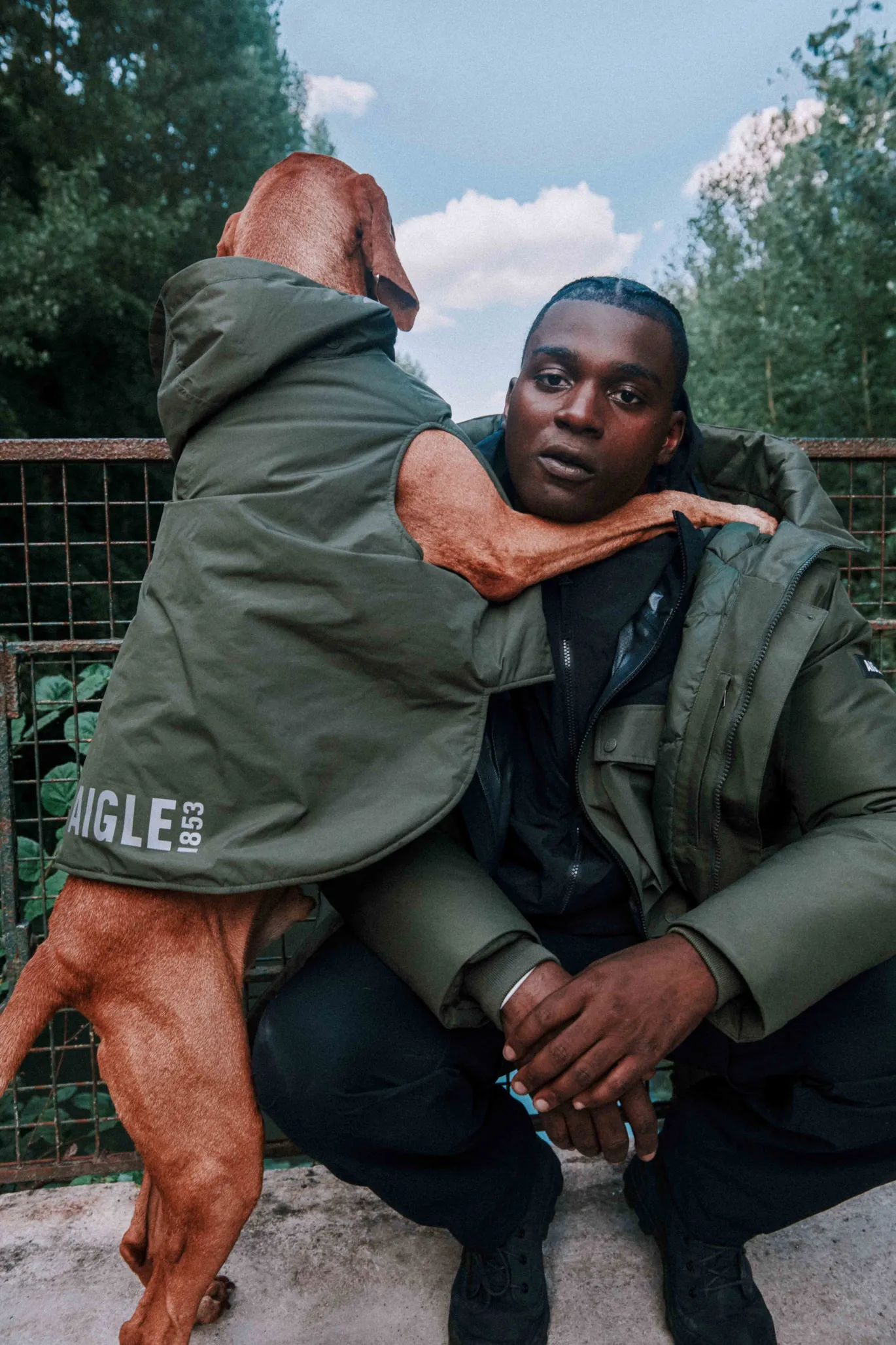 Rainpack™ chaude Repreve® et imperméable pour chien - Kaki