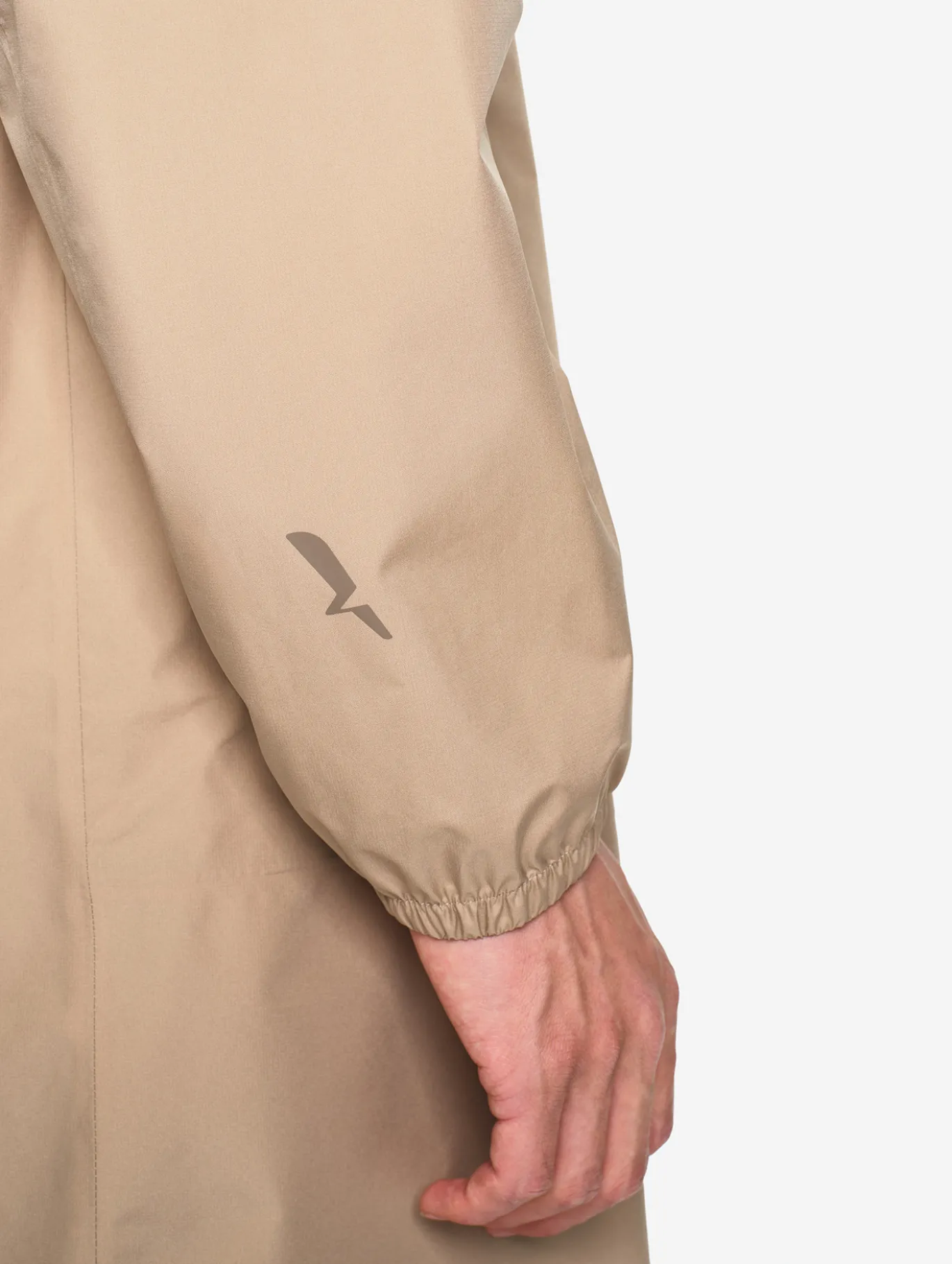 Rainpack™ 90 : coupe-vent mixte imperméable MTD™, long et pliable - Beige