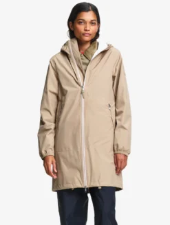 Rainpack™ 90 : coupe-vent mixte imperméable MTD™, long et pliable - Beige