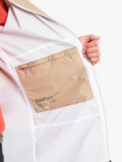 Rainpack™ 90 : coupe-vent mixte imperméable MTD™, long et pliable - Beige