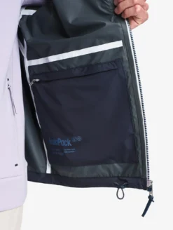 Rainpack™ 70 : coupe-vent mixte imperméable MTD™, court et pliable - Bleu