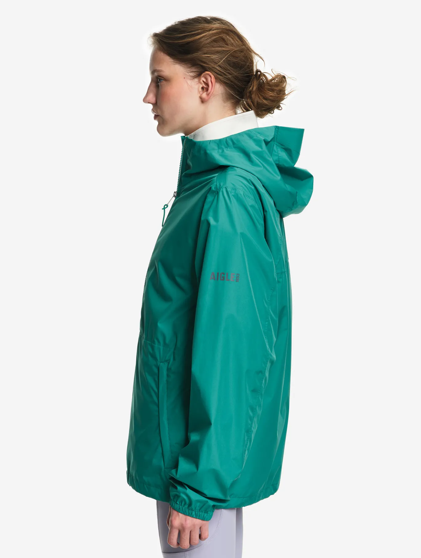 Rainpack™ 70 : coupe-vent mixte imperméable MTD™, court et pliable - Vert