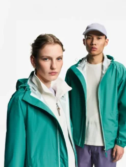 Rainpack™ 70 : coupe-vent mixte imperméable MTD™, court et pliable - Vert
