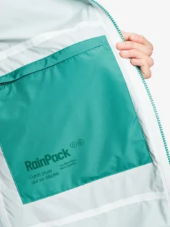 Rainpack™ 90 : coupe-vent mixte imperméable MTD™, long et pliable - Vert