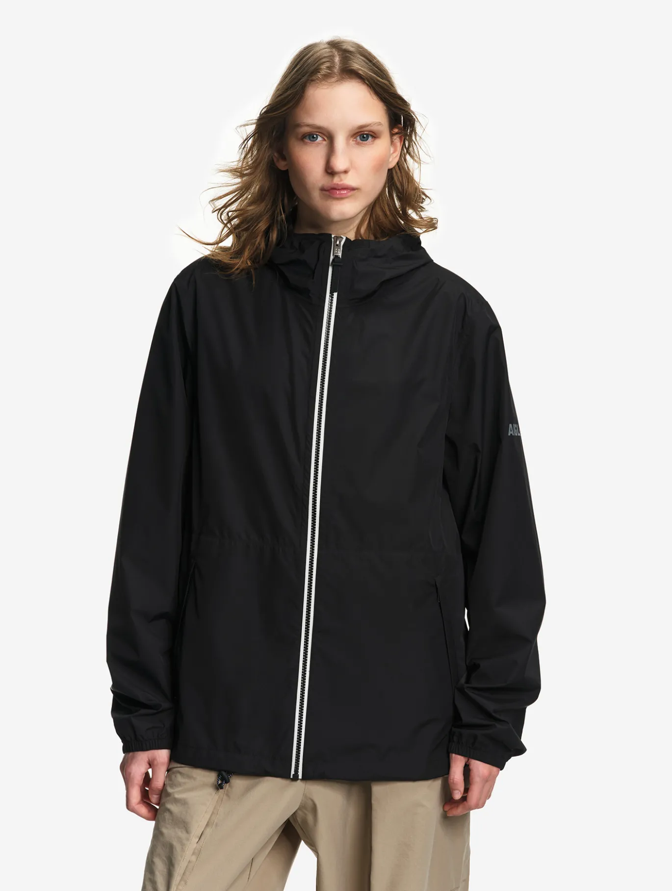 Rainpack™ 70 : coupe-vent mixte imperméable MTD™, court et pliable - Noir