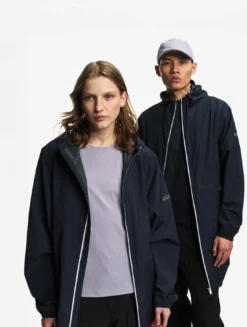 Rainpack™ 90 : coupe-vent mixte imperméable MTD™, long et pliable - Bleu