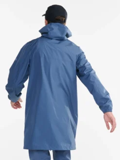 Rainpack™ 90 : Imperméable mixte coupe-vent MTD™ , long et pliable - Bleu