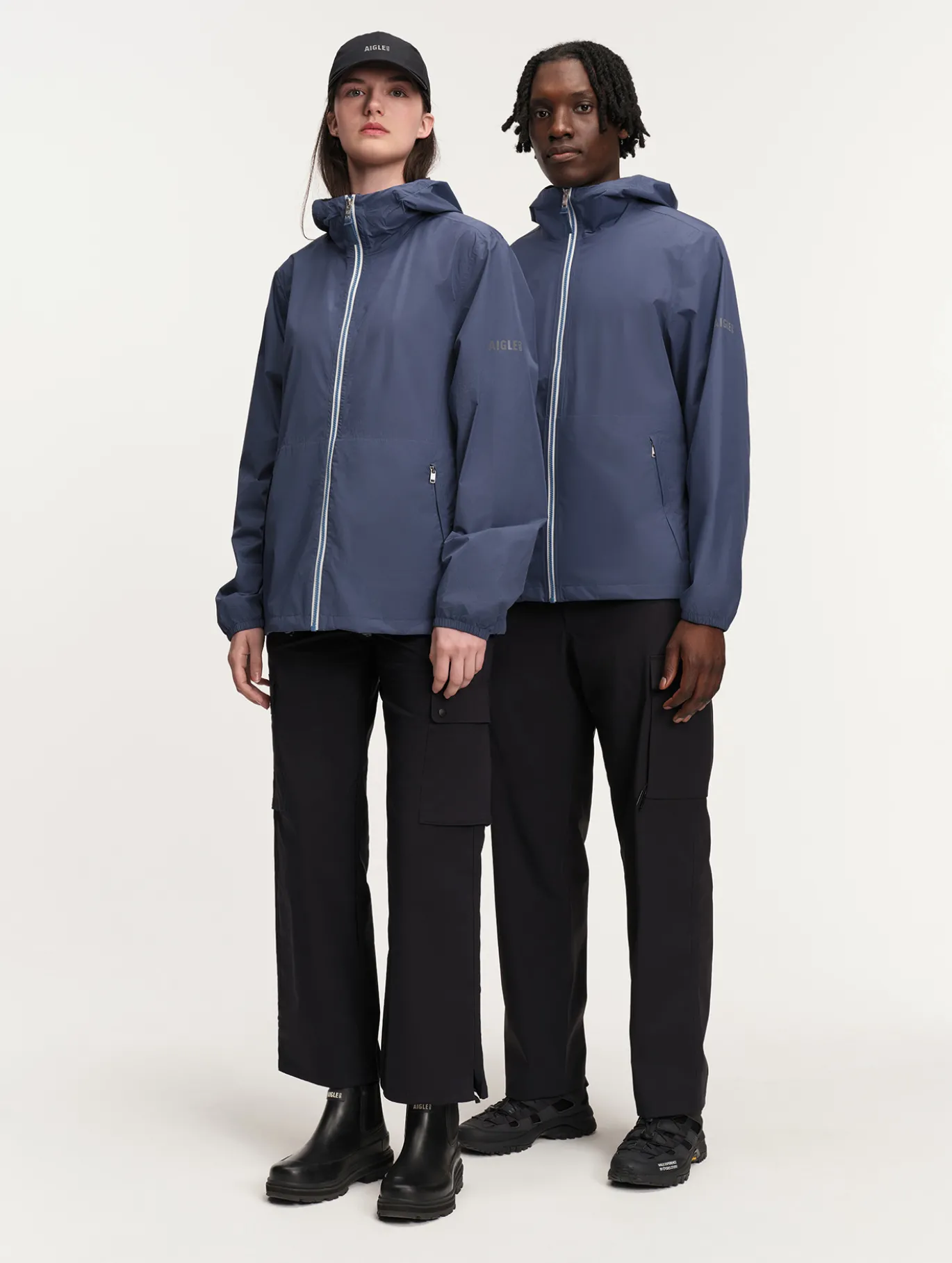 Rainpack™ 70 : Imperméable mixte coupe-vent MTD™ , court et pliable - Bleu