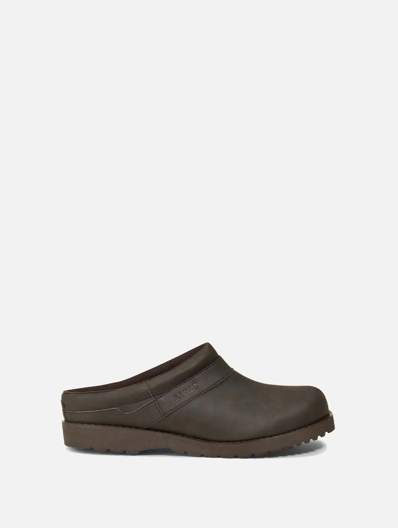 Sabot Basilo en cuir ultra léger - Marron