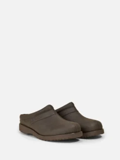 Sabot Basilo en cuir ultra léger - Marron