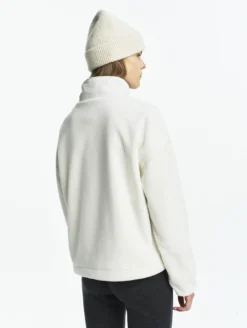 Sherpa moyenne col zippé - Blanc