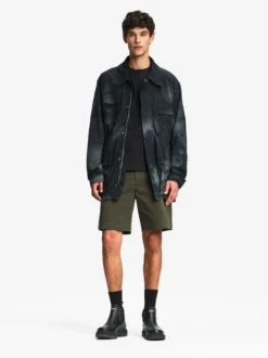 Short chino classique en coton - Kaki