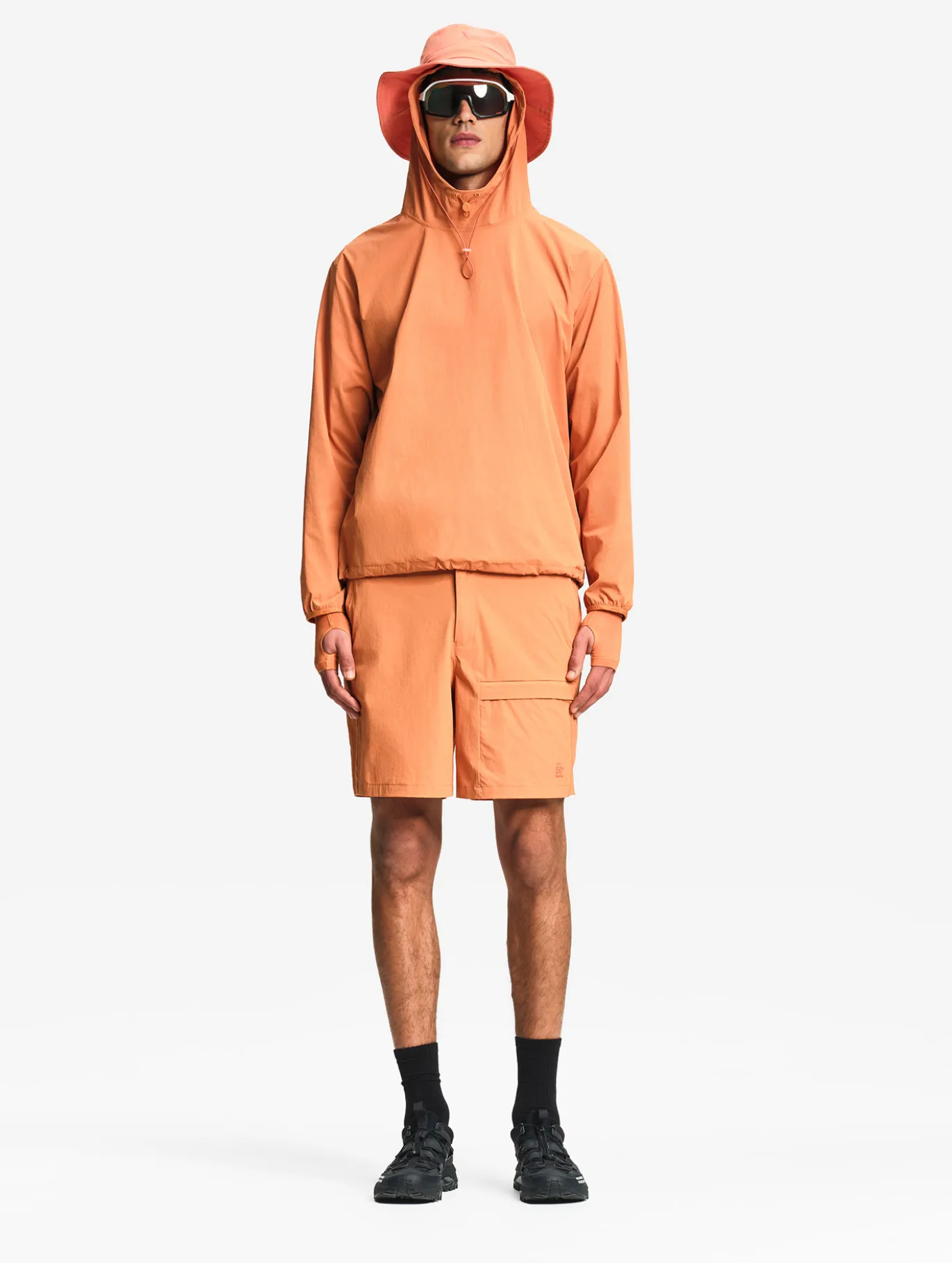 Solarpack™ : Sweat à capuche respirant UVC™ Dry Fast™ TEXTILE® Cool touch - Orange