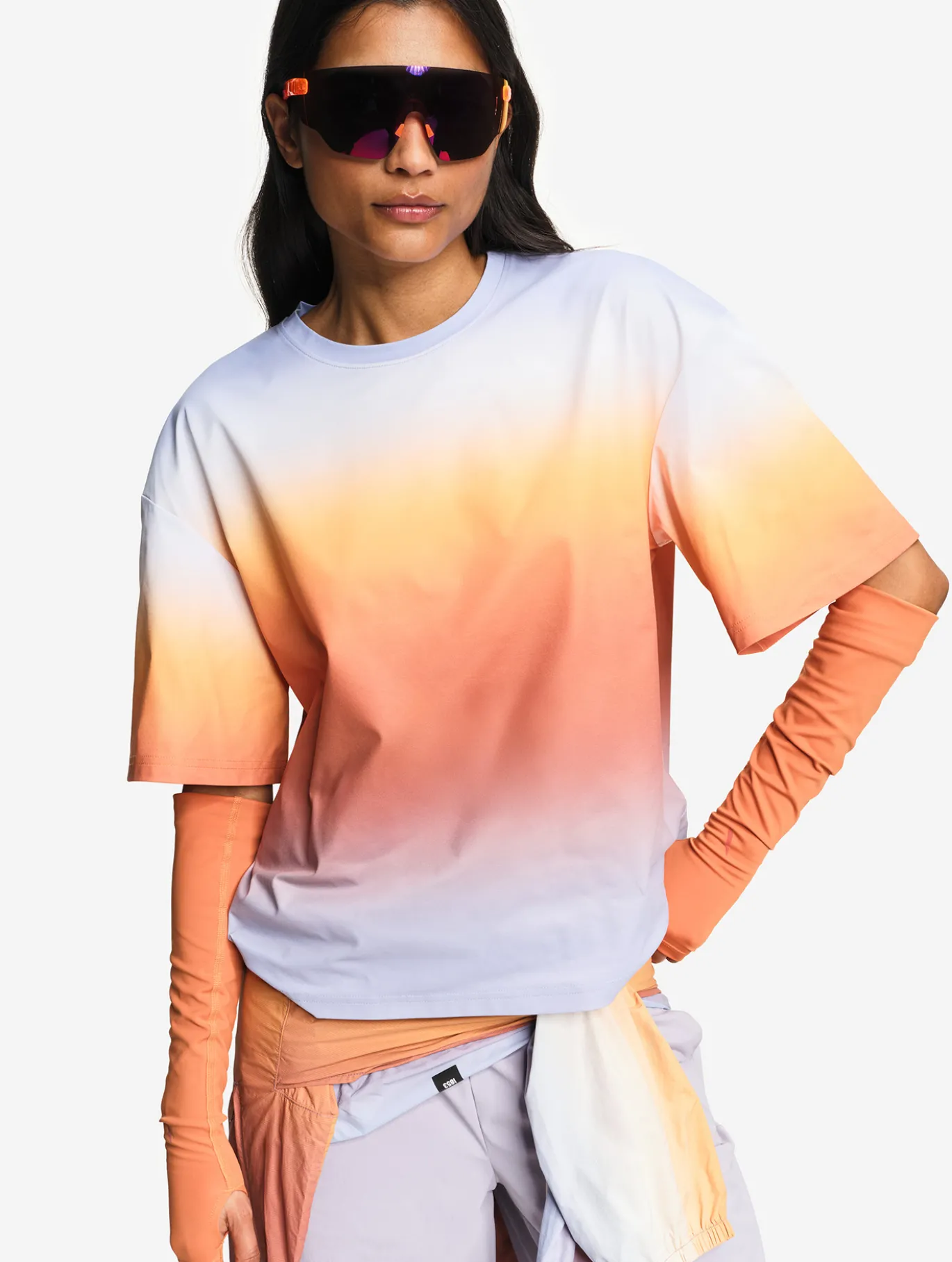 Solarpack™ : T-shirt tie and dye UVC™ Dry Fast™ TEXTILE® Cool touch - Multicolore