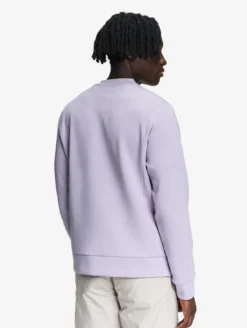 Sweatshirtcol ras du cou anti-UV avec poches zippées - Violet