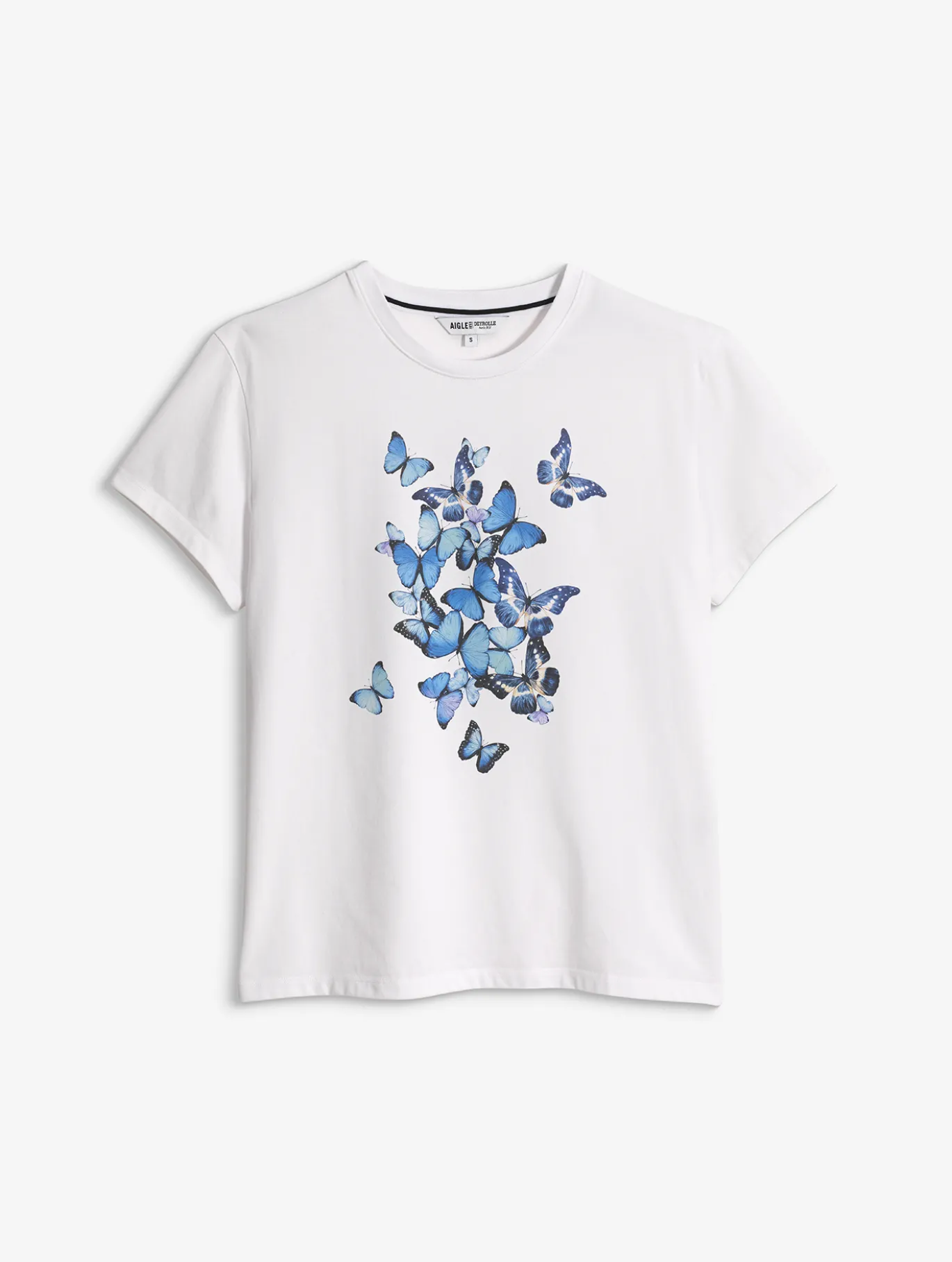 Tee-shirt Dry Fast™ TEXTILE® à manches courtes imprimé Aigle x Deyrolle - Blanc