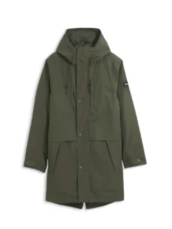 T-KIT™ Parka longue en coton avec 3 poches zippées MTD™ - Kaki