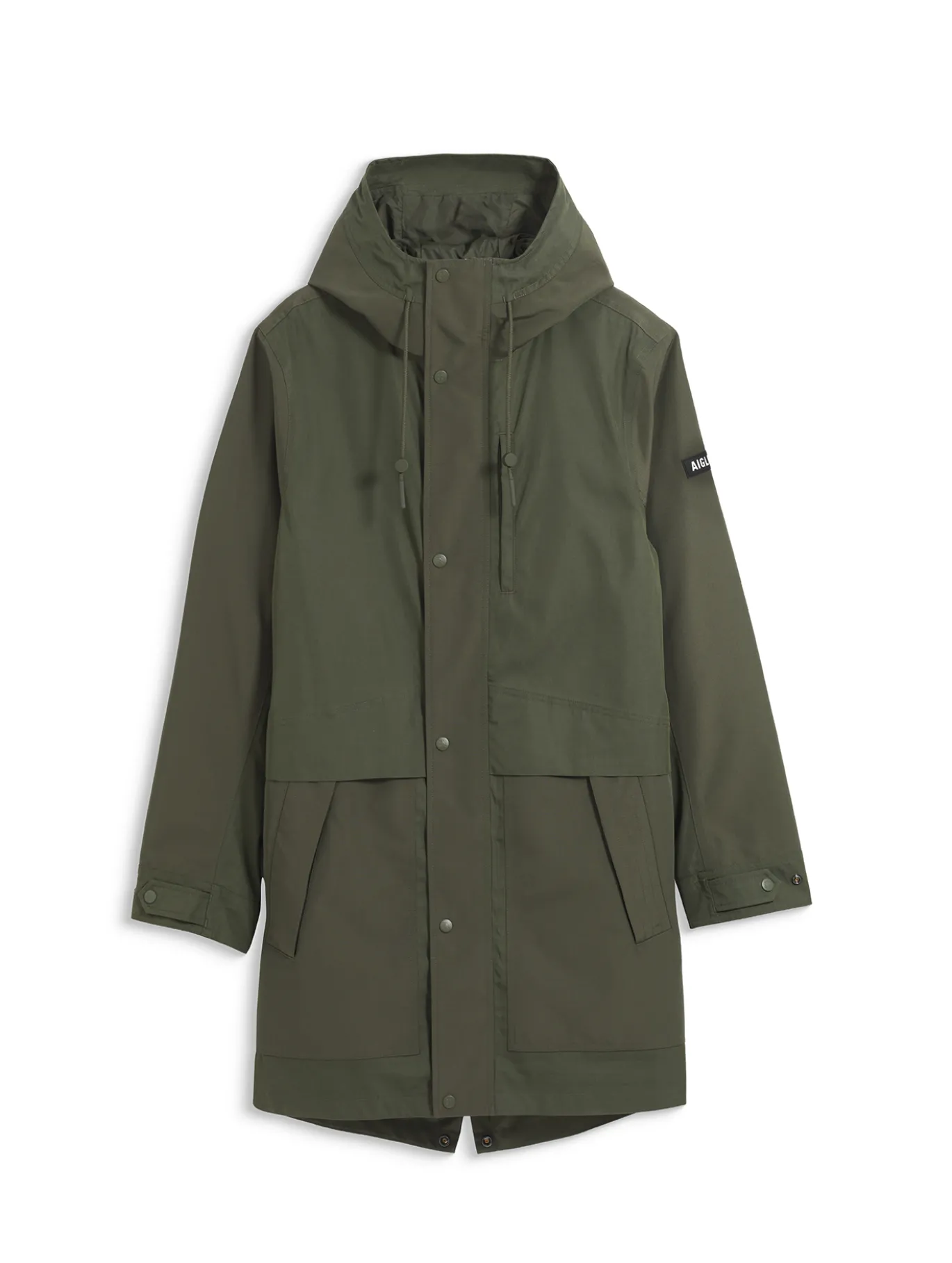 T-KIT™ Parka longue en coton avec 3 poches zippées MTD™ - Kaki