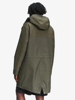 T-KIT™ Parka longue en coton avec 3 poches zippées MTD™ - Kaki