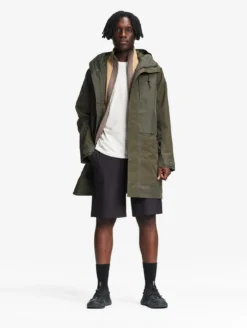 T-KIT™ Parka longue en coton avec 3 poches zippées MTD™ - Kaki