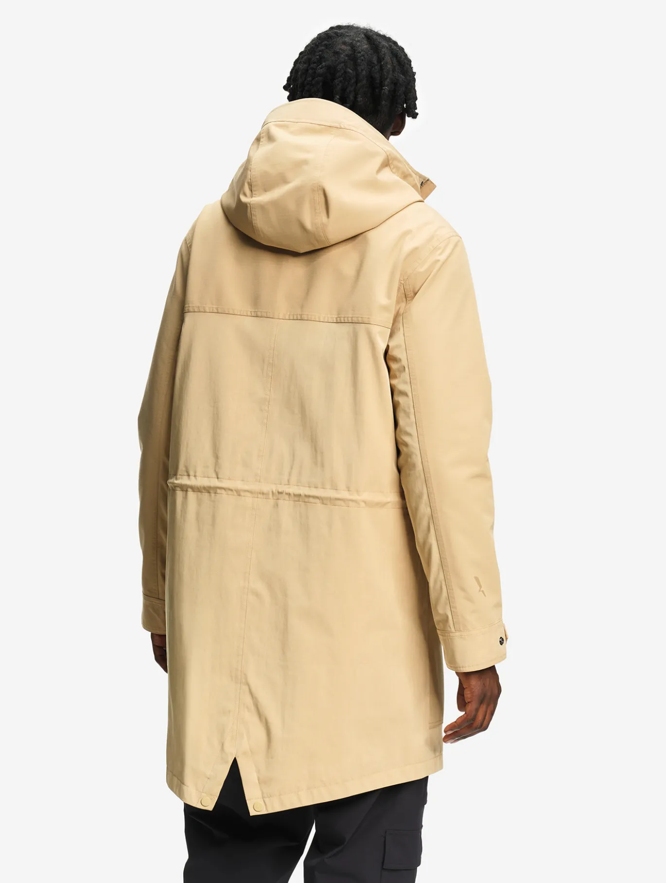 T-KIT™ Parka longue en coton avec 3 poches zippées MTD™ - Beige