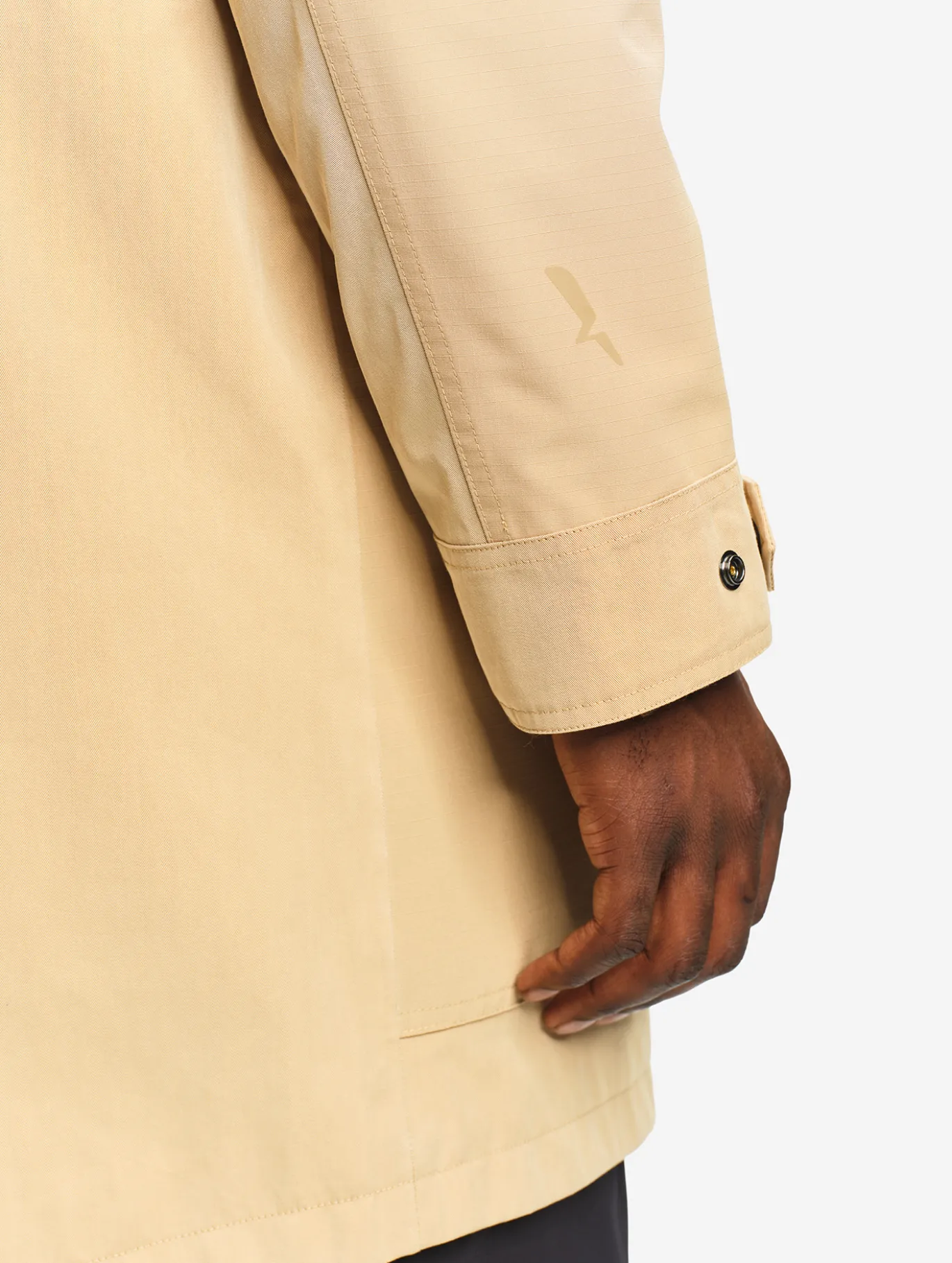 T-KIT™ Parka longue en coton avec 3 poches zippées MTD™ - Beige