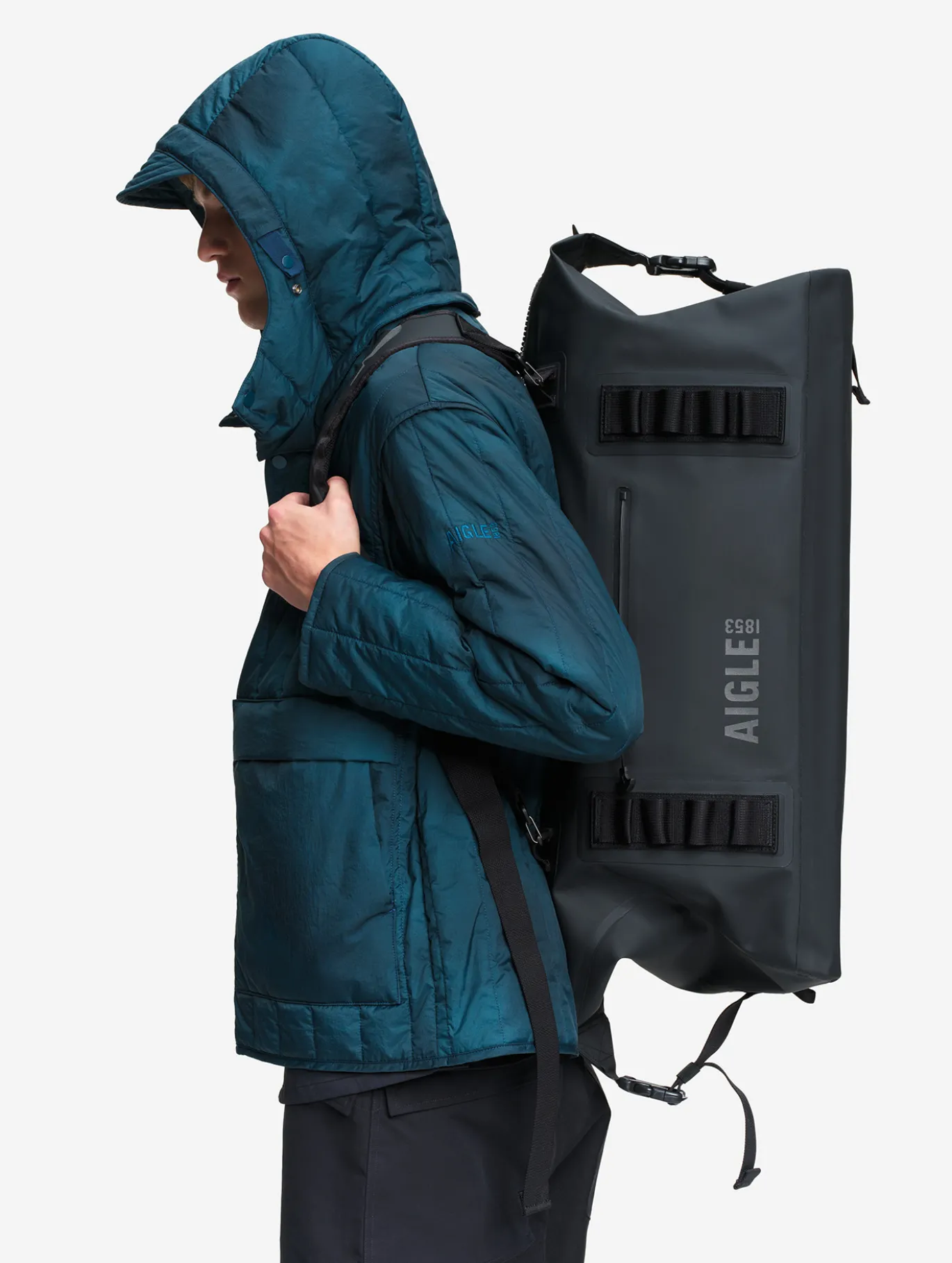 Travel dry (MOYEN = 55L) – sac de voyage 100% étanche - Noir