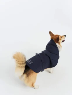 Trench déperlant pour chien - Bleu