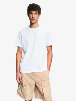 T-shirt en coton avec broderie - Blanc