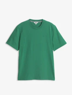 T-shirt en coton avec broderie - Vert