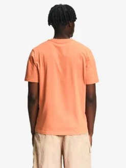 T-shirt graphique en jersey de coton - Orange