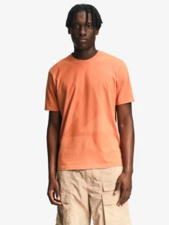 T-shirt graphique en jersey de coton - Orange