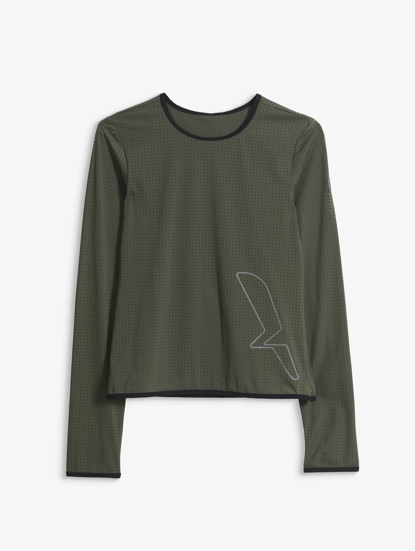 T-shirt manches longues en lycra - Aigle x Chlore - Kaki