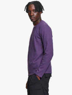 T-shirt nid d'abeille - Violet