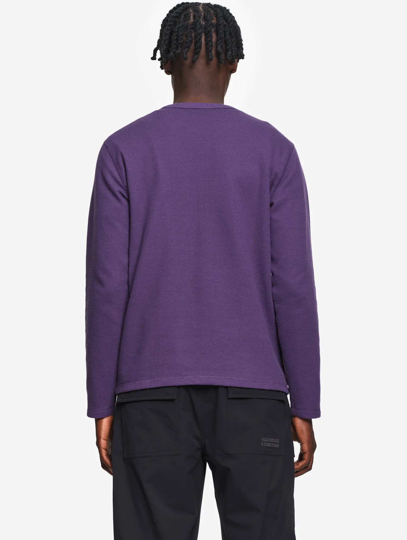 T-shirt nid d'abeille - Violet