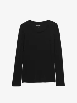 T-shirt ThermoPack™ en laine mérinos et tencel thermo-régulateur - Noir