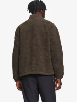 Veste bomber en sherpa - Marron