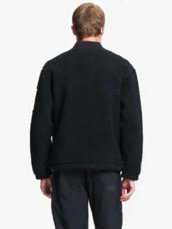 Veste bomber en sherpa - Noir