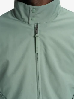 Veste courte Harrington en sergé déperlant - Vert