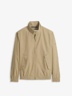 Veste courte Harrington en sergé déperlant - Beige