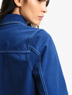 Veste de travail en sergé léger - Bleu