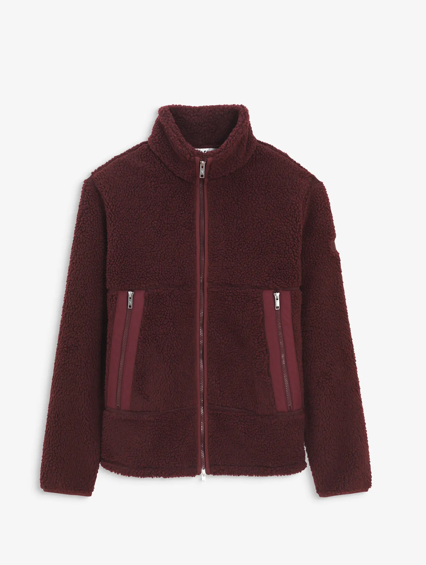 Veste en sherpa contrecollé - Bordeaux