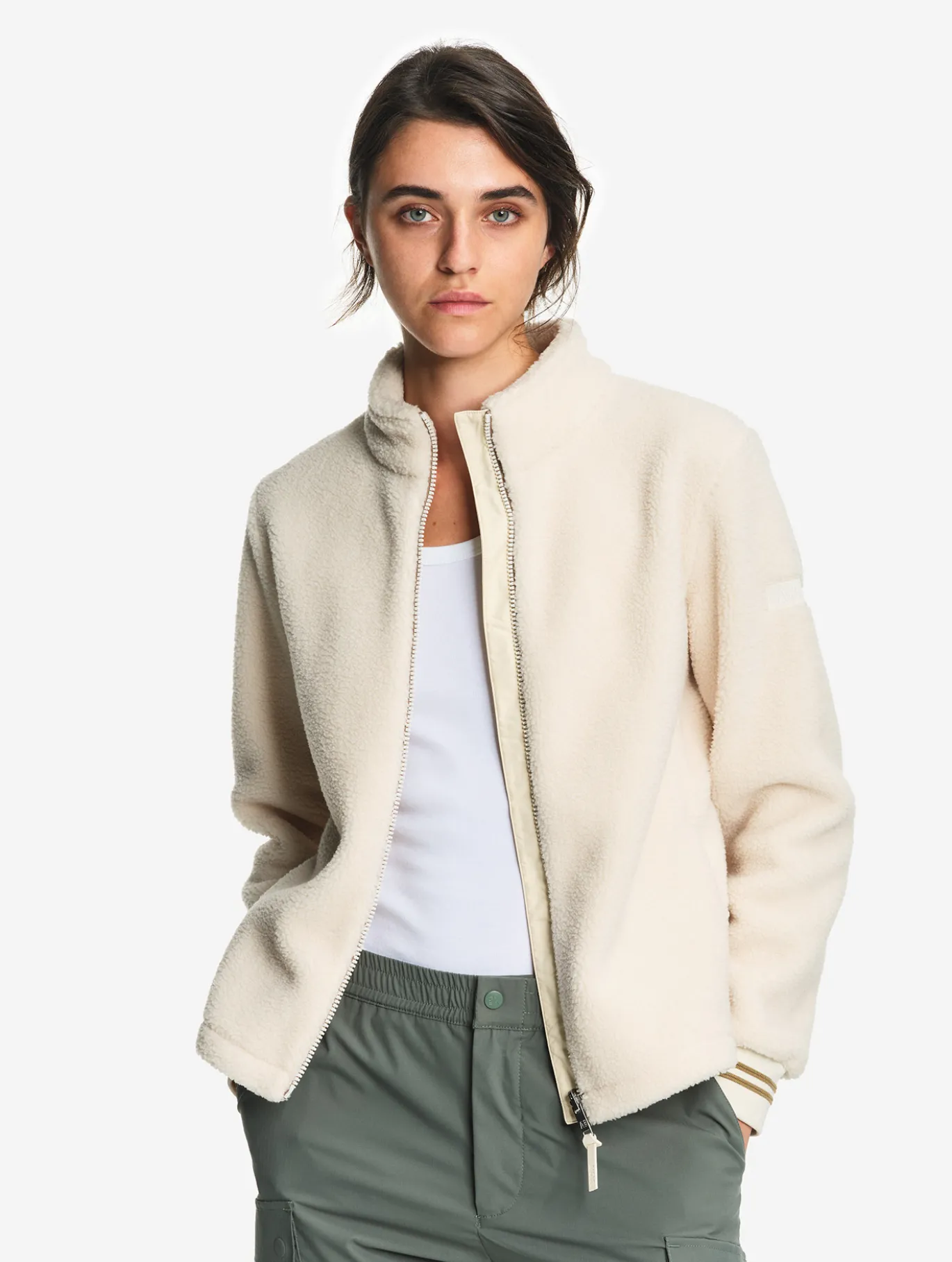 Veste en sherpa T-KIT™ - Blanc