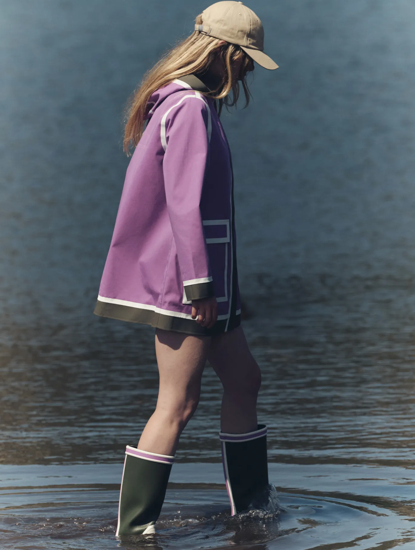 Veste imperméable MTD™ by India Mahdavi - Violet
