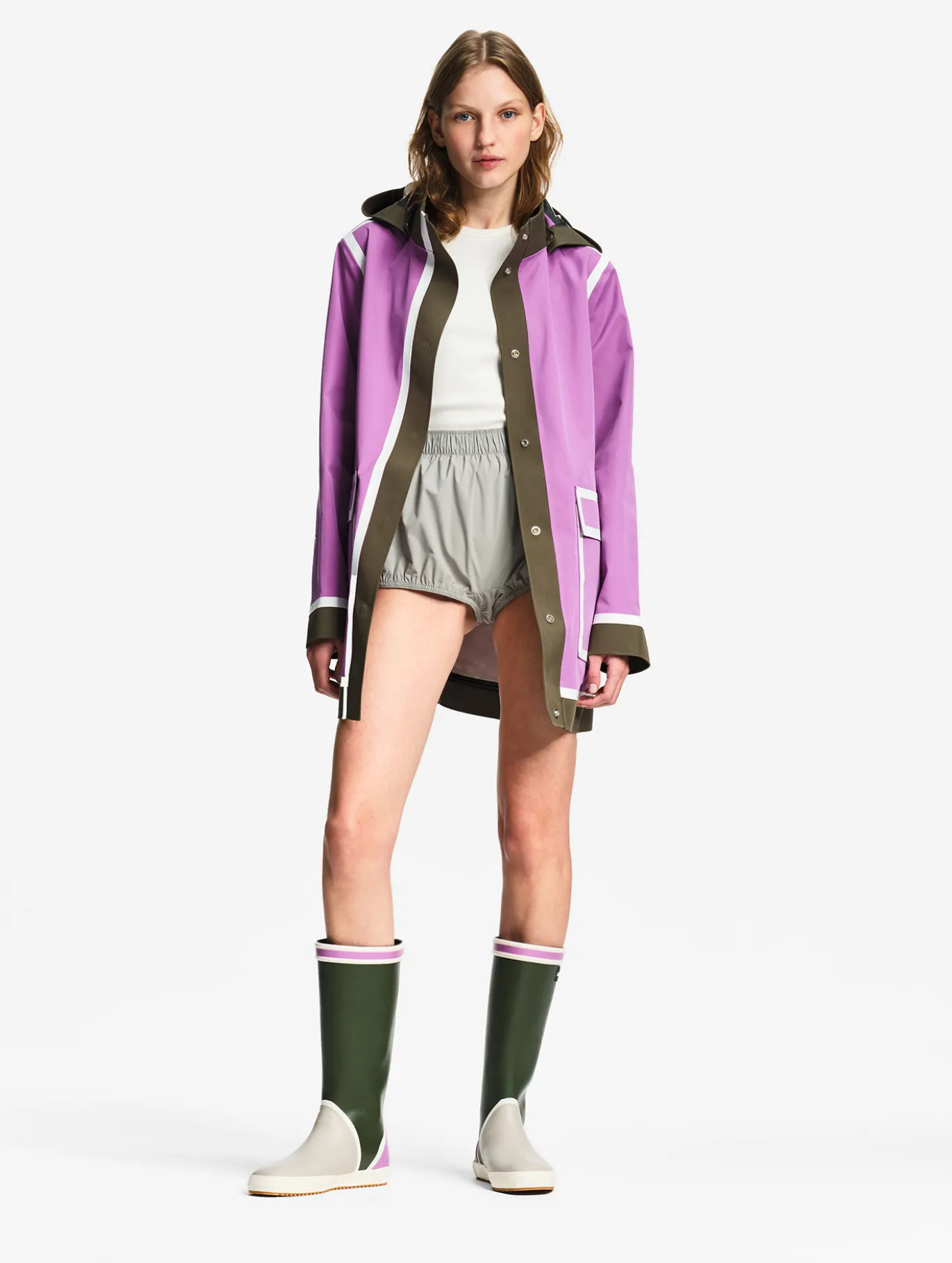 Veste imperméable MTD™ by India Mahdavi - Violet