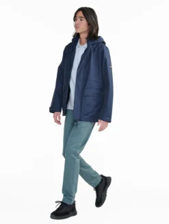 Veste mi-longue MTD™avec capuche - Bleu
