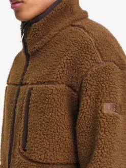 Veste Polartec® en sherpa - Marron