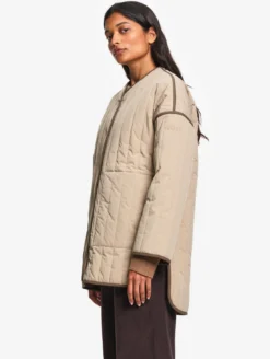 Veste Repreve® matelassée légère et déperlante - Beige